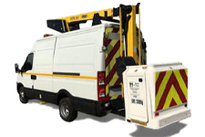 Minibus Hire Southport - 12.5M Cherry Picker 3.5T - Van hire Southport
